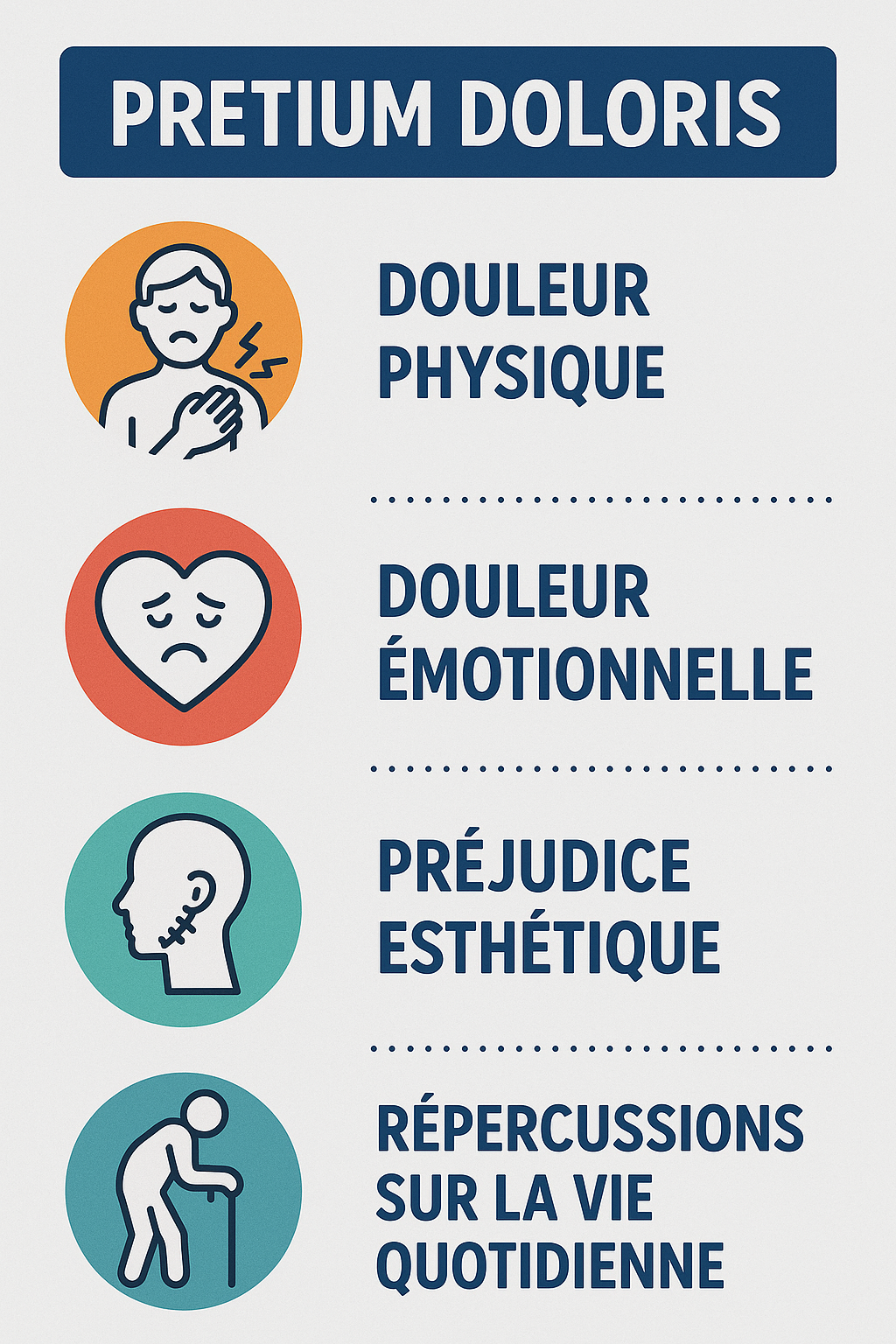 Pretium Doloris-Souffrances Endurées